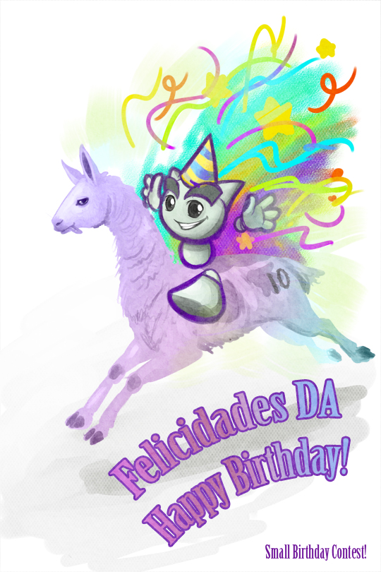Happy Birthday DA contest by chutkat