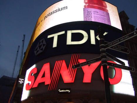 Piccadilly Circus in London.