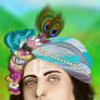 Krishna digital painting of sumedh