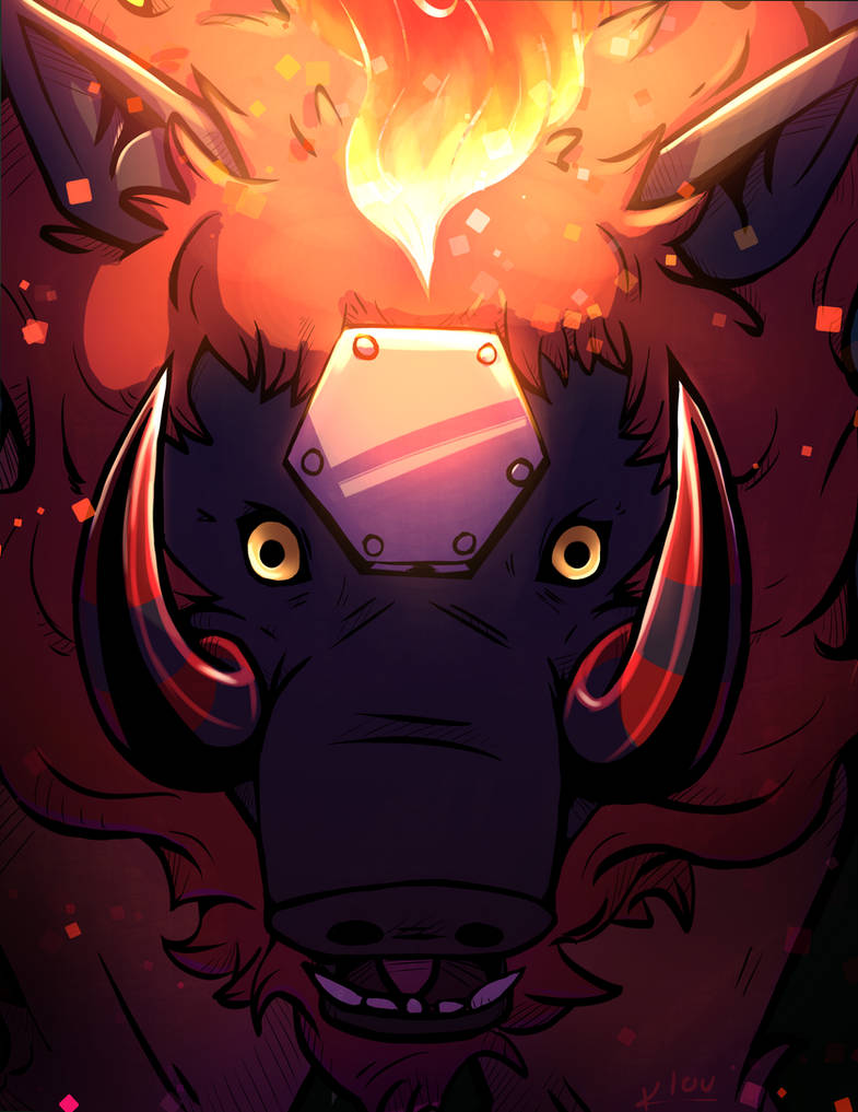 Digijuly 2017 Boarmon by KLouDraws on DeviantArt