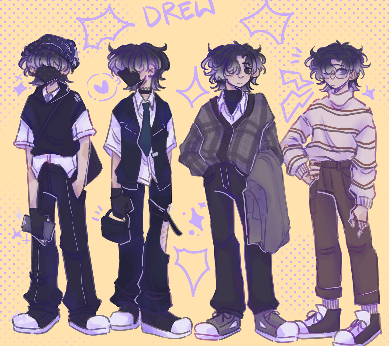 Drew In Diff Outfits by RINdeIDIOT on DeviantArt