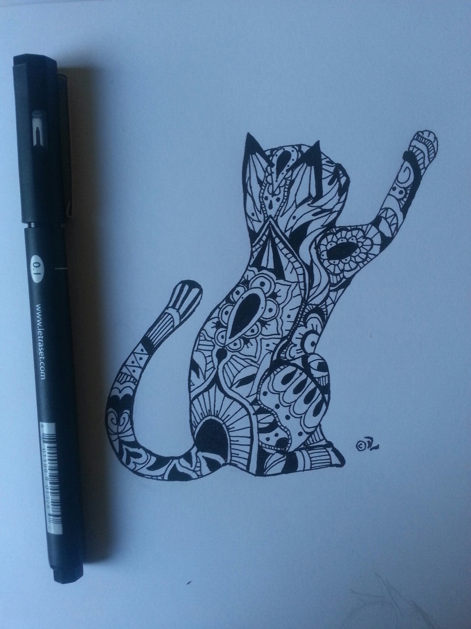 Cat Tattoo By Herzlose On DeviantArt