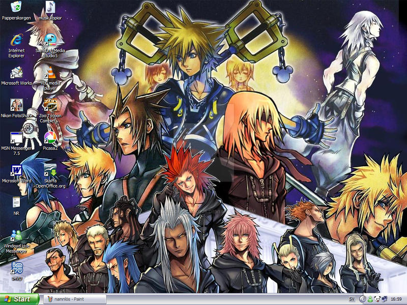 Kh Background Deviantart Kh wallpaper by CROSSofShadows on DeviantArt