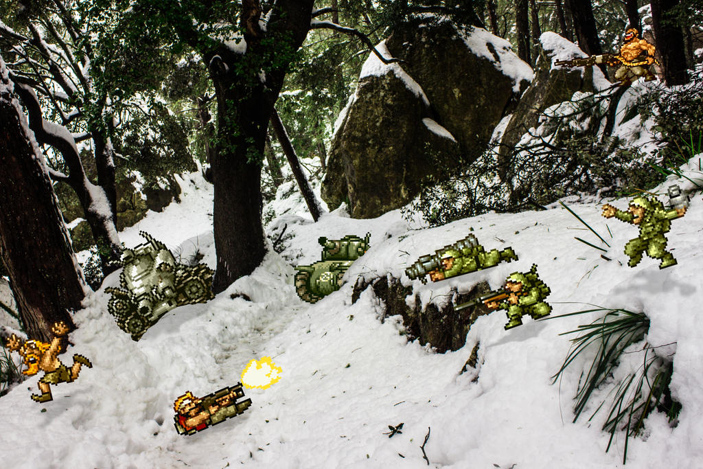 Real Bits - Metal Slug: forest raid by VictorSauron