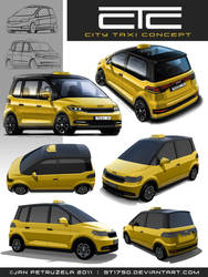 City Taxi Concept V2 Exterior