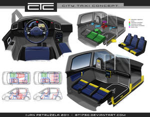 City Taxi Concept V2 Interior