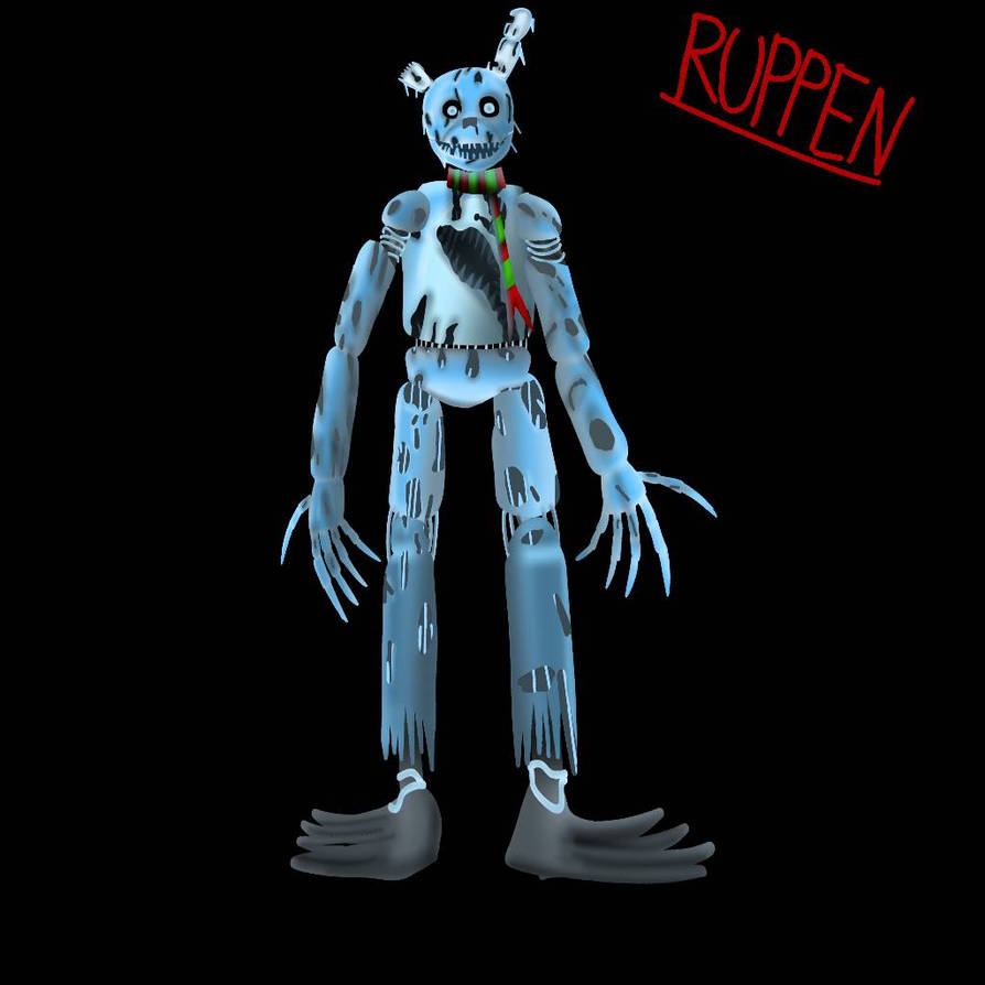 Ice Springtrap Full Body by ruppen on DeviantArt