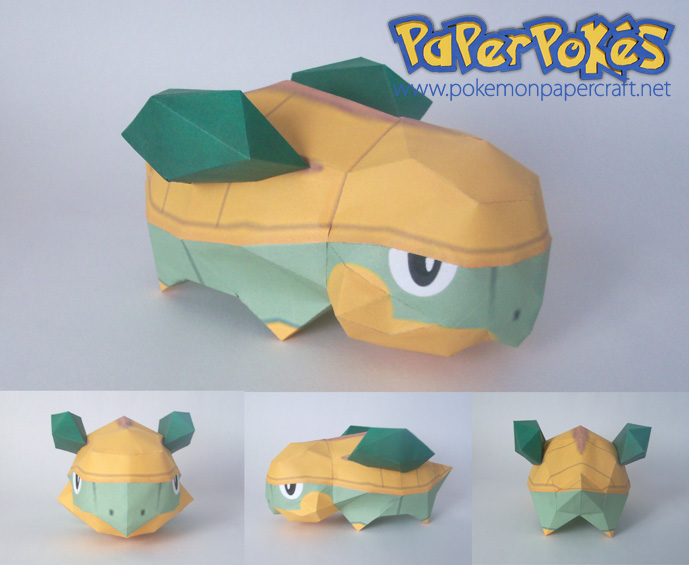 Grotle chibi papercraft