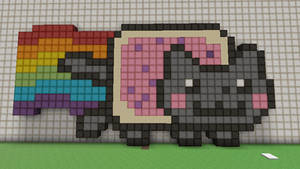 Pixel Art MineCraft Nyan Cat