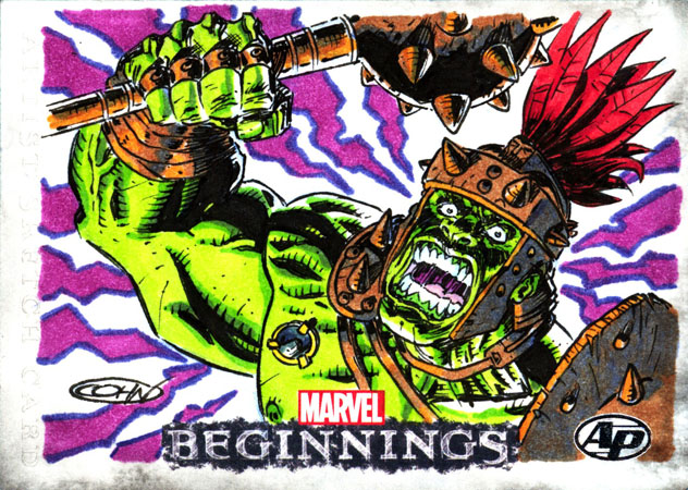 Marvel AP Sketchcard Planet HULK