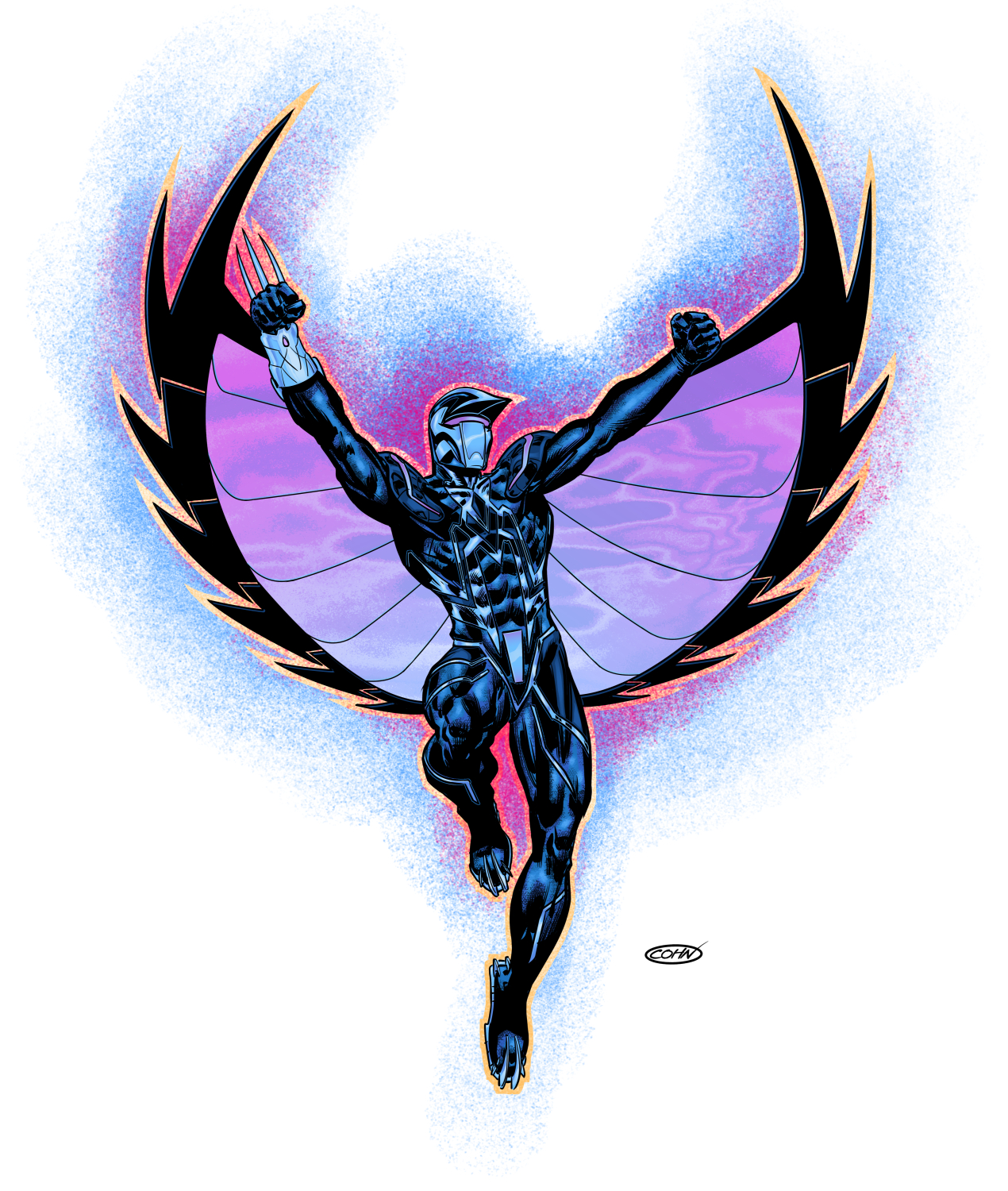 Darkhawk Lettering Darkhawk Redesign by ScottCohn on DeviantArt