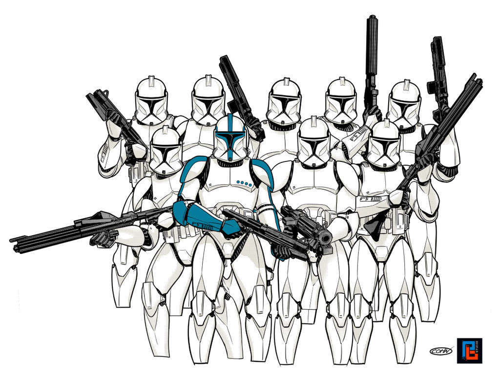 Hasbro Star Wars Clone Troopers Packaging Art by ScottCohn on DeviantArt