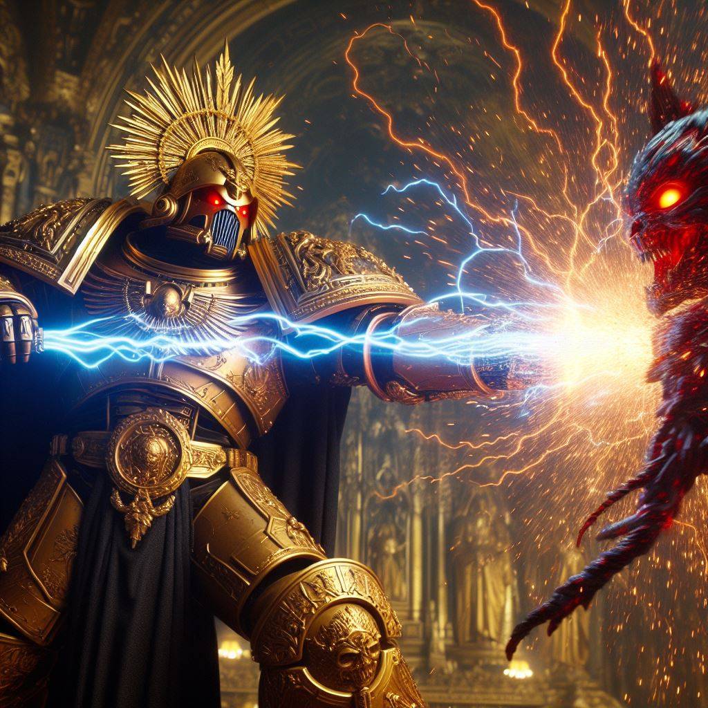 Illustration of a protective figure symbolizing the Emperor Relationship dynamic