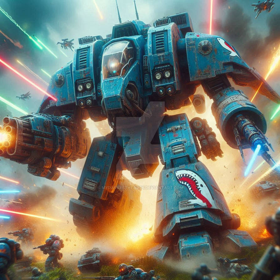 'Mech Riot Dance Party 40k'(4) by MyDarkestHearts on DeviantArt