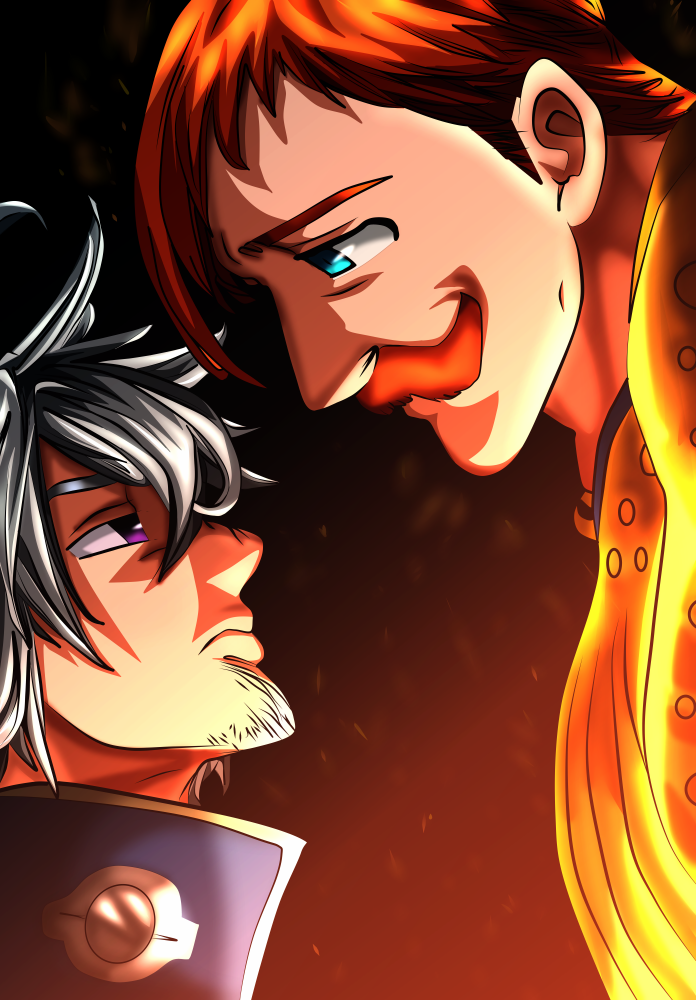 Escanor Vs Estarossa Nanatsu No Taizai by ElaineKatsuki on DeviantArt