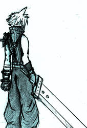 Dissidia Cloud Sketch