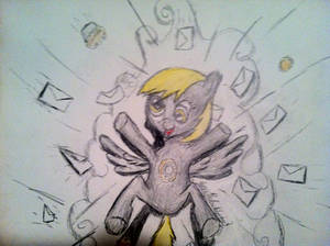 Falling Mail and Muffins - Derpy