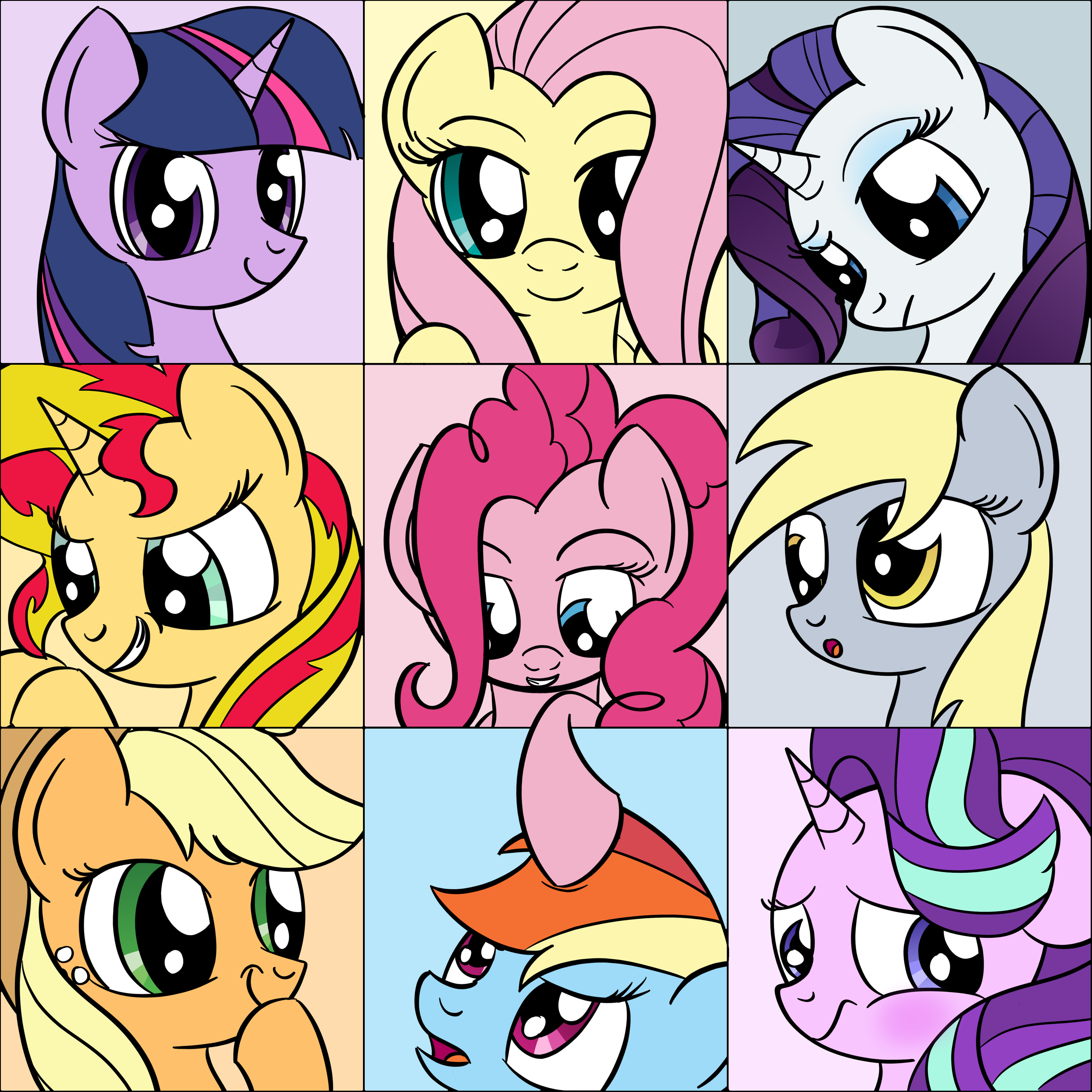 The face(s) of the Mane 9