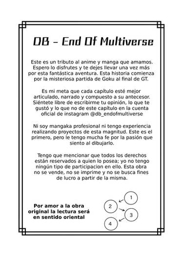 CoverPage DB End Of Multiverse Cap 1 DB - End Of Multiverse