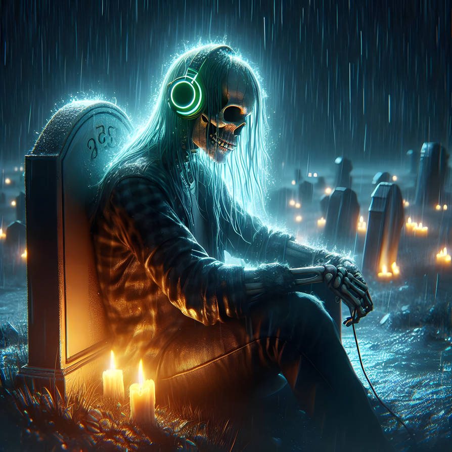Zombie Bell Ringer Zombie With Headphones by CreepyStares on DeviantArt
