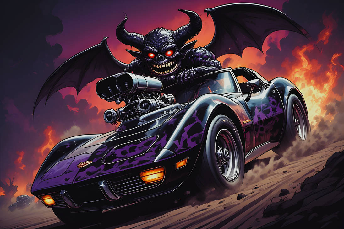 Demon God Racer Racing Devils by CreepyStares on DeviantArt