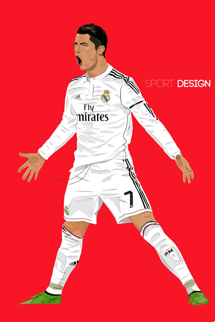 Ronaldo Vector Simple Cristiano Ronaldo Vector Work by SPORTDesignOM on DeviantArt