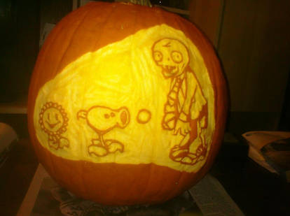 Plants vs Zombies pumpkin