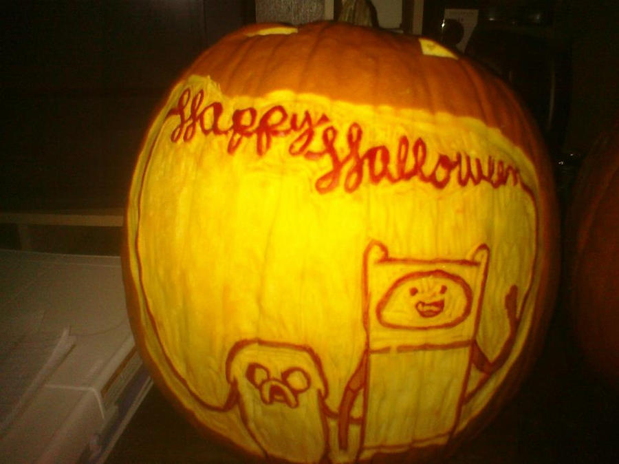 Adventure Time pumpkin