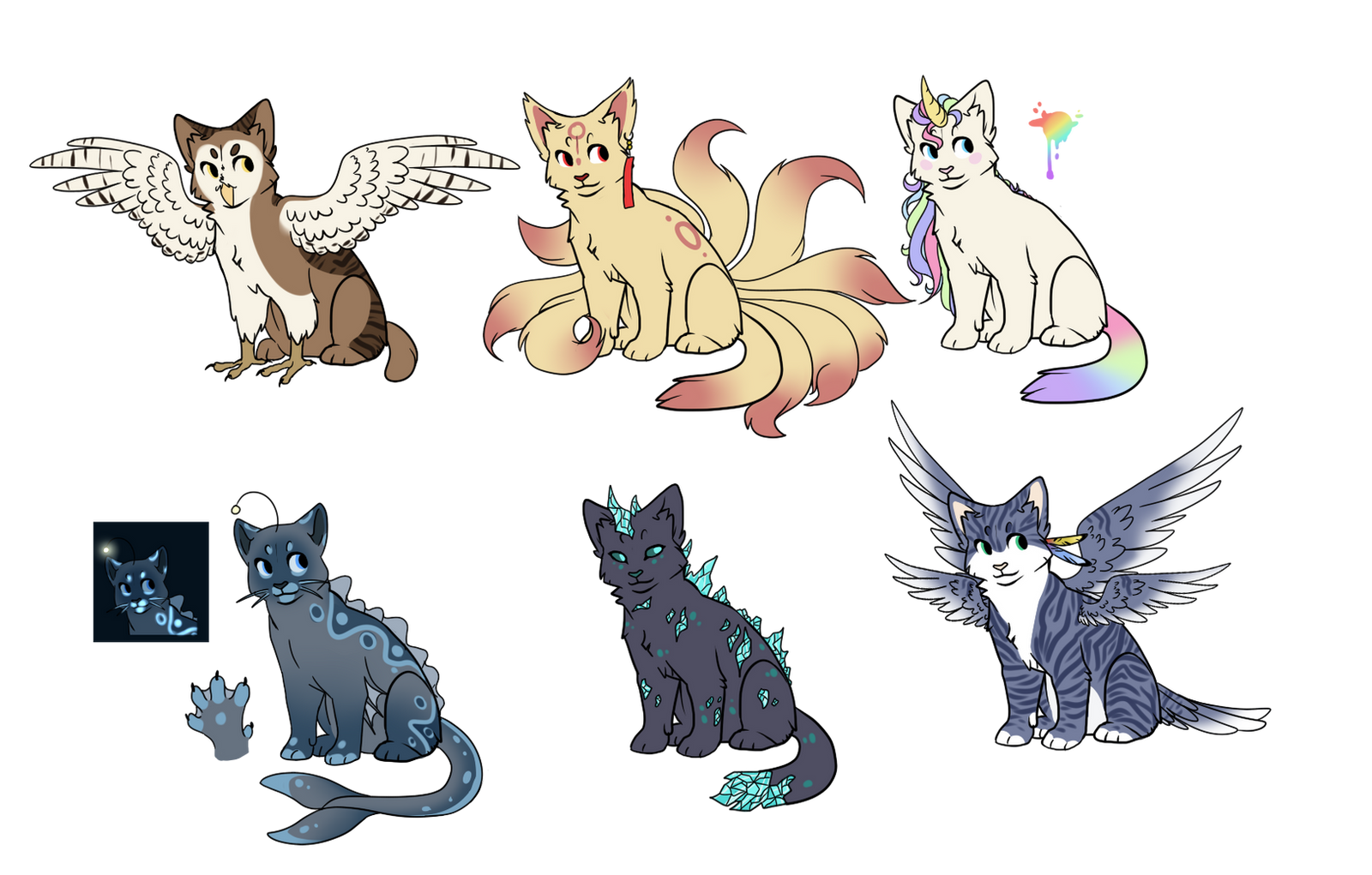 Cat (hybrids) adoptables Points/Paypal- .: OPEN :.