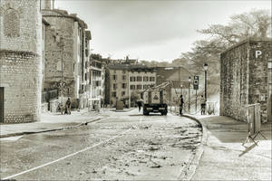 The art of cleaning streets when parking is banned