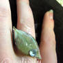 Elegant REAL Leaf Ring