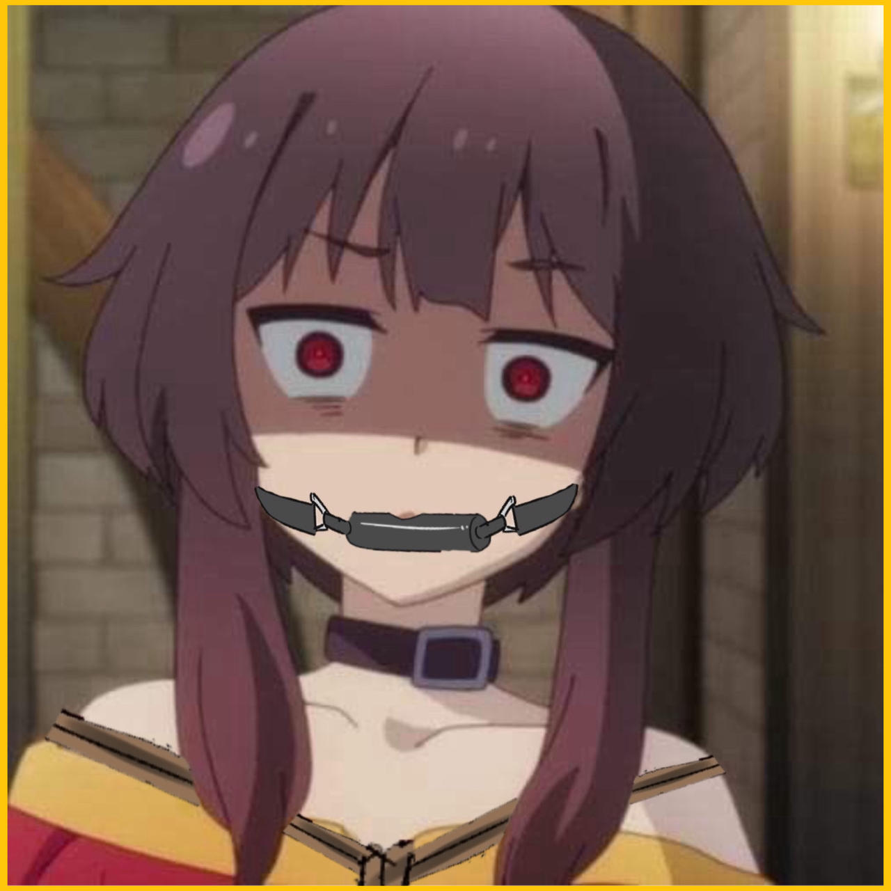 Meguma Locking In Megumin tied up and gagged #1 by MeiMonster117 on DeviantArt