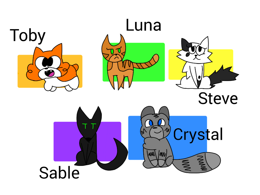 IRL Cats in Bok Bok Choy's style by CanvastheArtist on DeviantArt