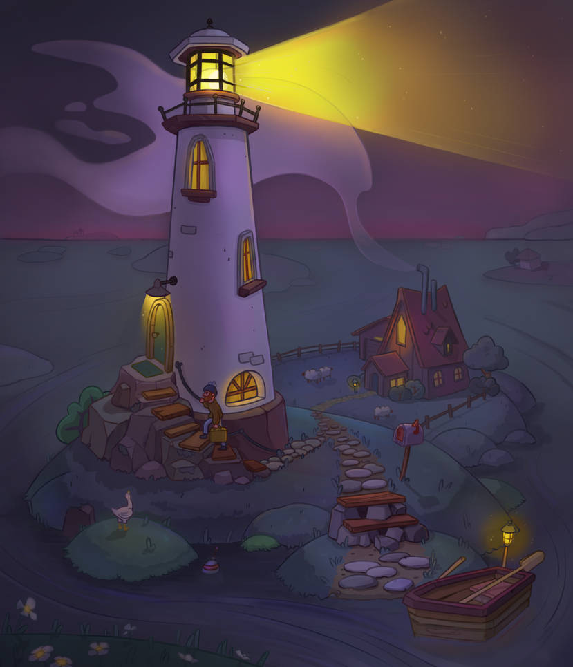 Lighthouse by Algaliar on DeviantArt