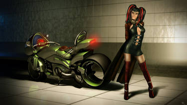 Biker girl