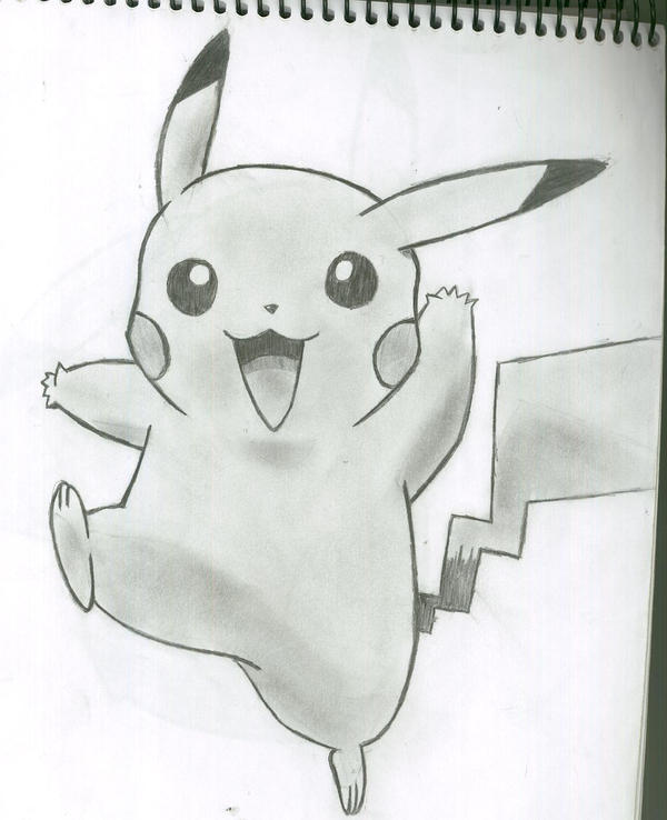 Pikachu draw 2 by Pikacshu on DeviantArt