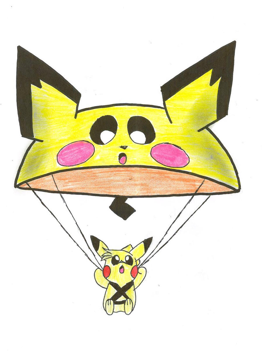 Pichu Parachute by Pikacshu on DeviantArt
