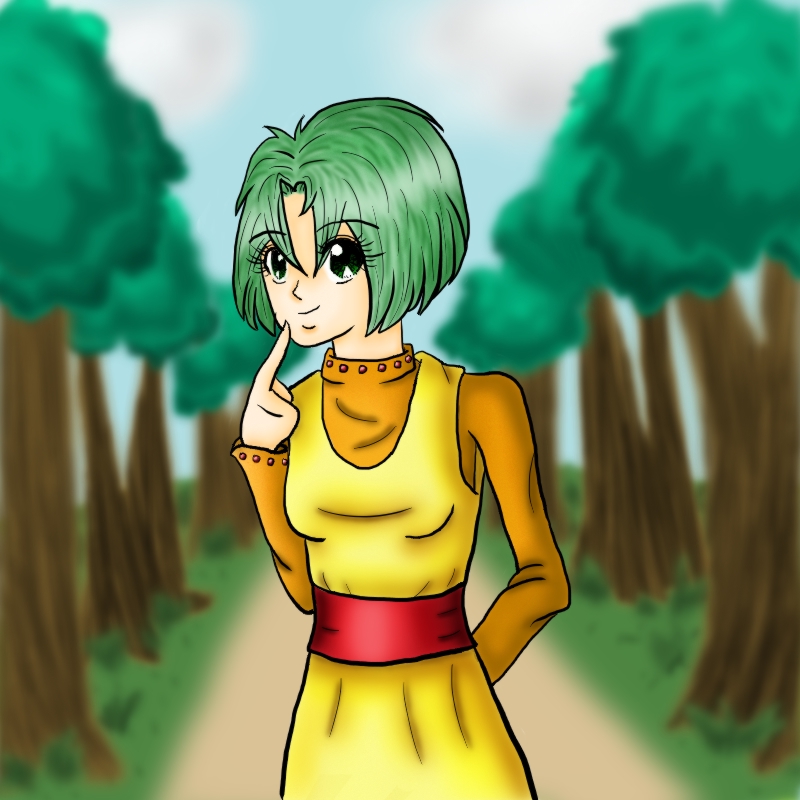 Midori in a Park