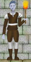 Main Character of WIP Adventure Game TorchHero