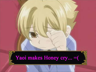 yaoi makes Honey cry