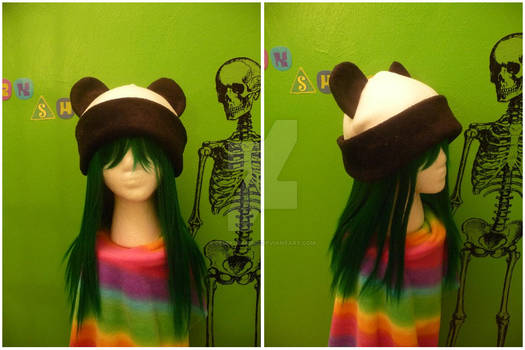 Fleece Panda Hat