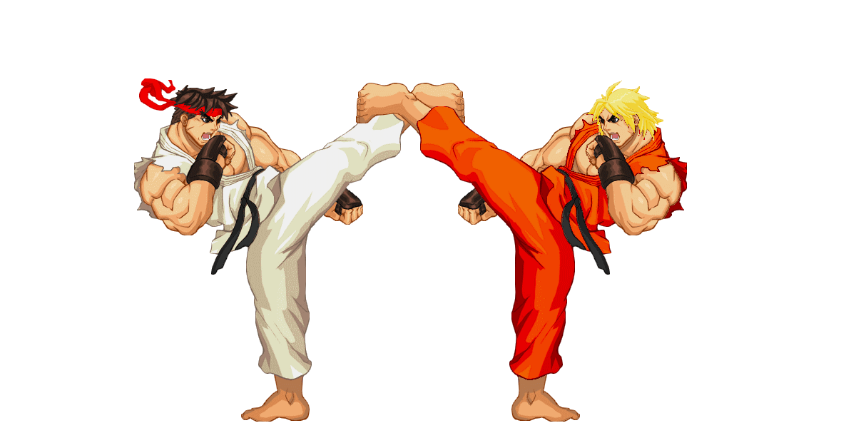 Ryu vs Ken HD by juniorbunny on DeviantArt