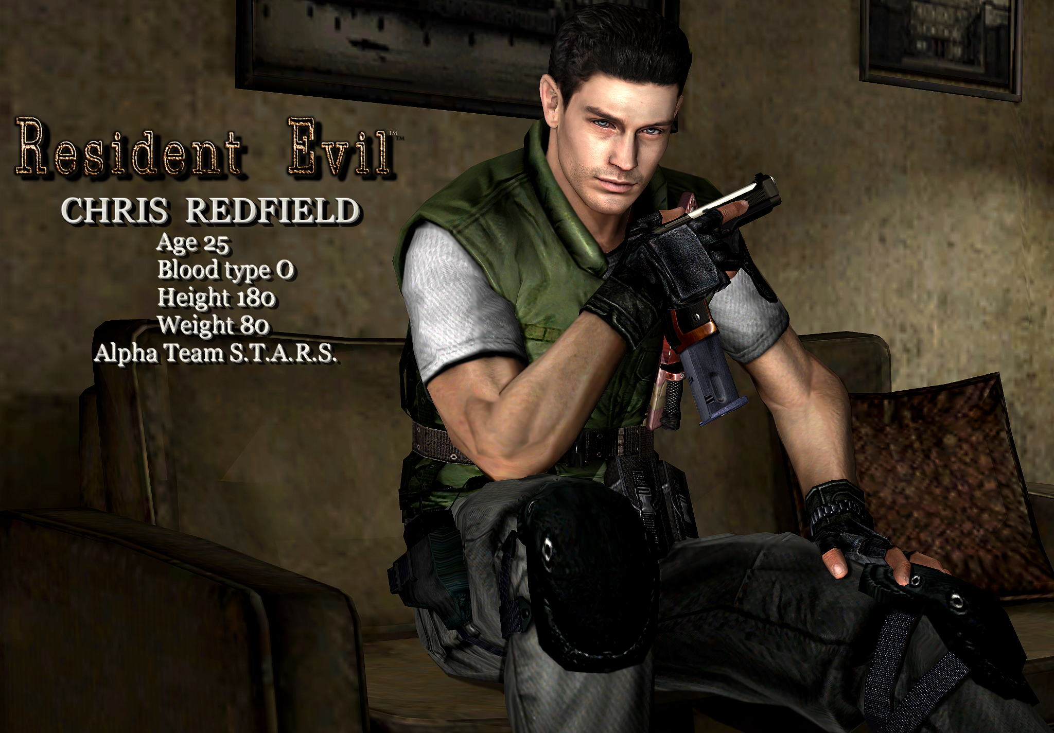 RESIDENT EVIL: HD Remaster - Detonado #1 - CHRIS REDFIELD - Agora  Complicou!- 1080p 