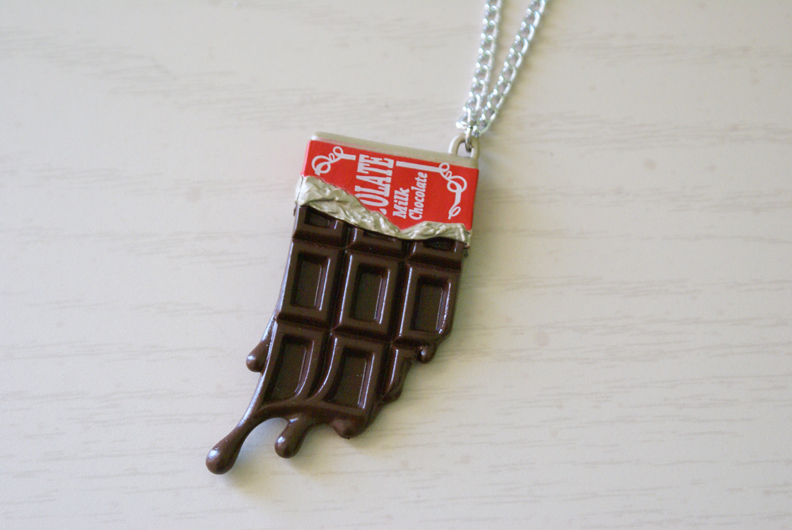 Melting Chocolate Necklace