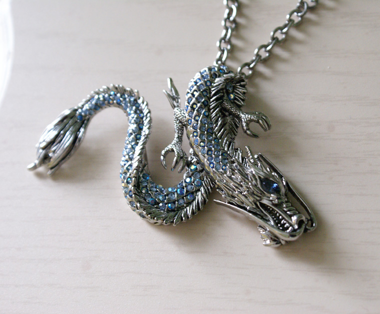 Ice Dragon Necklace