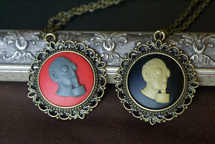 Gas Mask Necklaces