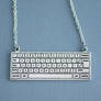 Computer Keyboard Necklace