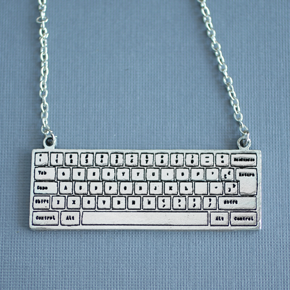 Keyboard Necklace 