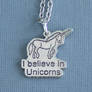 I believe in Unicorns Necklace