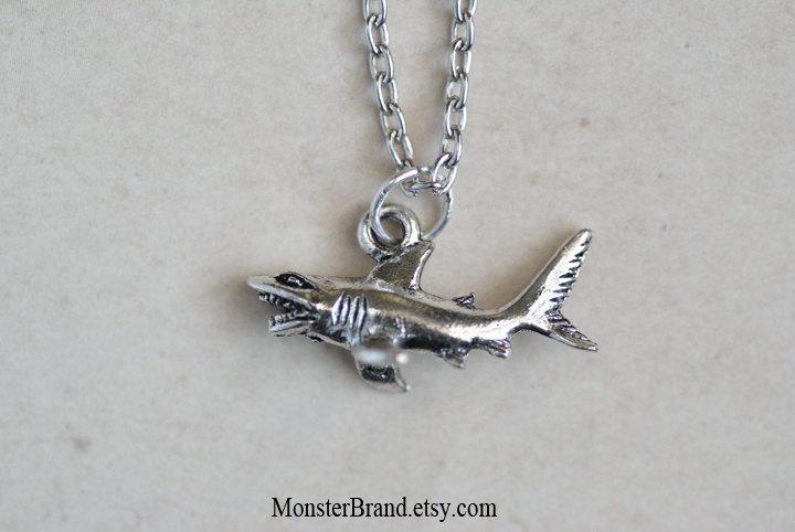 Tiny Shark Necklace